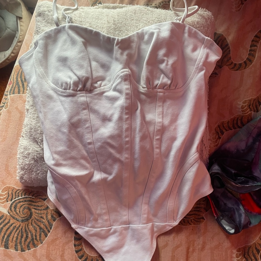 White Corset Body Suit